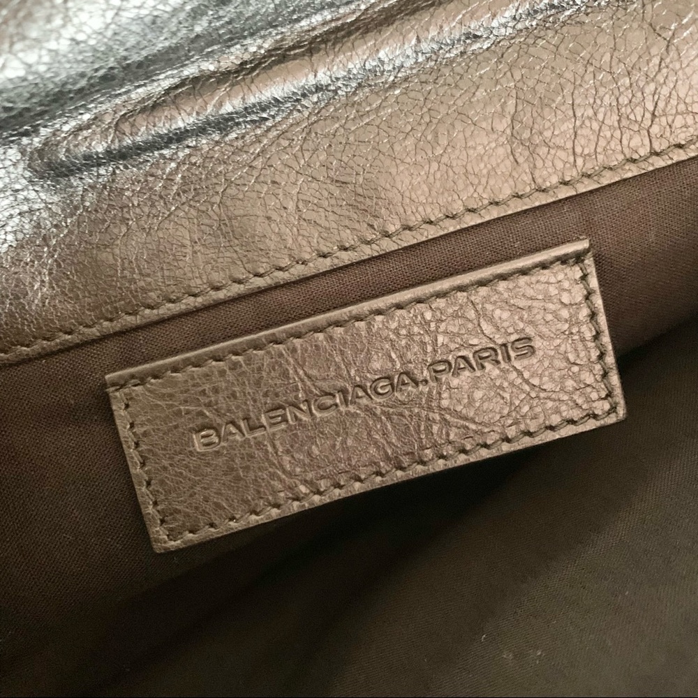 Balenciaga Giant Silver Hardware Envelope Clutch - Picture 8 of 9